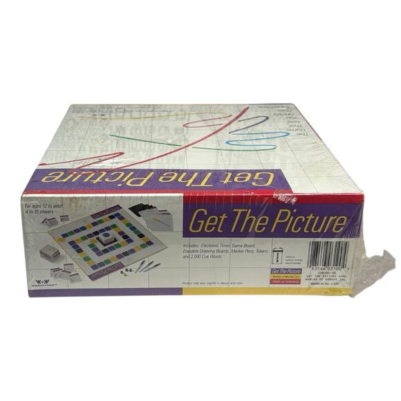 SEALED VTG 1987 "Get The Picture" Drawing Board Game Worlds of Wonder BRAND NEW - Picture 12 of 16